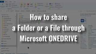 How to share files on OneDrive - The Complete Guide