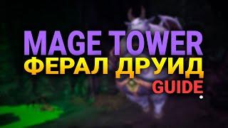 FERAL DRUID - TOWER OF THE MAGES TEST - WOW - SHADOWLANDS - WORLD OF WARCRAFT - PATCH 9.1.5