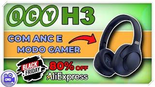 QCY H3 Headset GAMER Custo Benefício 2024 | Headset Sem Fio Bom e Barato | Headphone Bom e Barato