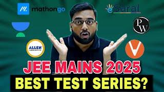 BEST TEST SERIES FOR JEE MAINS 2025 | ALLEN, AKASH, RESONANCE, PW, FIIT-JEE OR ESARAL | JEET SHASHI