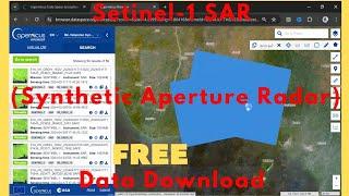 Download Sentinel 1 Data | Setinel-1 SAR (Synthetic Aperture Radar) Data Download