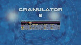 using GRANULATOR 2 to make TECHNO