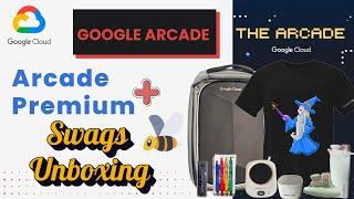 Arcade Premium Plus Milestone Unboxing 2024 || Google Cloud Swags Unboxing