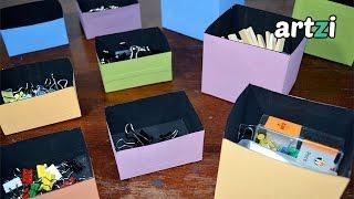 Making Boxes with Thin Cardboard :: Organizing my Drawer