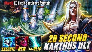 Rank 1 Karthus but I have a 20 SECOND ULTIMATE and do 200K DAMAGE *ARTILLERY MAGE CANNON GLITCH*