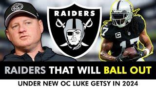 5 Raiders That Will BALL OUT In Luke Getsy’s Offense For Las Vegas In 2024 Ft. Davante Adams