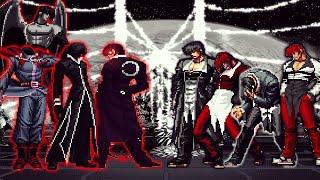 [KOF Mugen] Darkness Team Vs Iori Yagami Team