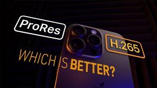 iPhone 15: H.265 Vs ProRes! which is BETTER?