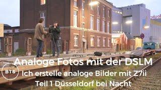 Analoge Bilder mit digitaler Kamera. Teil 1 Nachtaufnahmen in Düsseldorf