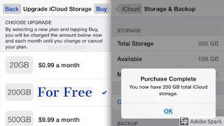 iCloud 200GB Plan for Free
