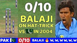 HUGE Swing! | Lakshmipathy Balaji 0/10 Vs Pakistan 2004 | Best Ever Deliveries! | India Cricket 