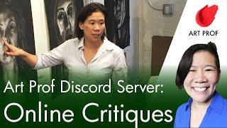 Critique Channels in the Art Prof Discord Server #shorts