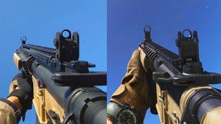 M4A1 Real Life vs Modern Warfare (2019) & MW2 Remastered
