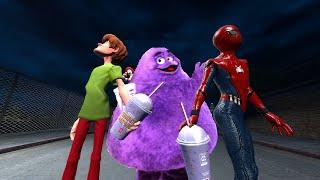 WE DRANK THE GRIMACE SHAKE AT 3AM! (GMOD FUNNY MOMENTS)