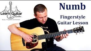 Numb - Fingerstyle Guitar Lesson - Linkin Park - How to Play - Part 1