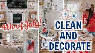  4TH OF JULY CLEAN & DECORATE WITH ME 2020 | PATRIOTIC FARMHOUSE HOME DECORATING IDEAS!