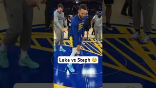 Luka Doncic vs Stephen Curry SHOOTING CONTEST From Half! | #Shorts