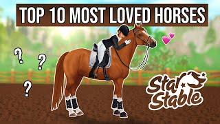 Top 10 Most Loved Horses in Star Stable!