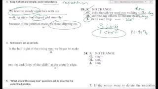 ACT English 10 Hints, Tips, and Strategies