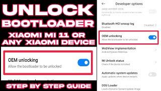 How to Unlock Bootloader on Xiaomi Mi 11 or Any Xiaomi Device Step by Step Guide 2021 techzilla