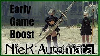 Nier: Automata - Early Game Boost (Virtuous Treaty Great Sword)