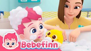 EP53 | Let's Have Fun Bubble Bath! | Bebefinn Bath Song | Nursery Rhymes & Kids Songs