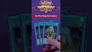 ‍Deck List For 3 x Fire King Structure Decks #yugioh