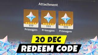 20 December New Redeem Code Genshin Impact | How to Redeem Code Genshin Impact 5.2