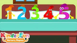 Ten in the Bed | Fun Counting Nursery Rhyme for Kids | Learn Numbers with Kinderfun