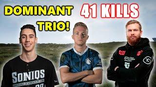 Team Liquid Jeemzz, TGLTN & FaZe FuzzFace - 41 KILLS - DOMINANT TRIO! - PUBG