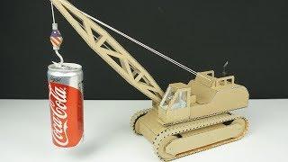 How to make Crawler Crane from Cardboard