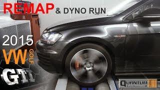 2015 VW GOLF GTI Remap (Dyno Run) | Quantum Tuning