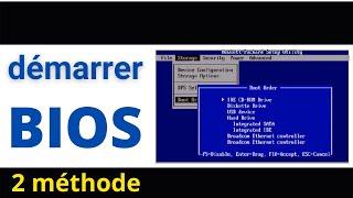 demarrer bios et UEFI avec windows 10