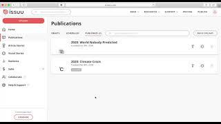 Online Publishing with Issuu