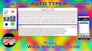 How to use auto typer software | Data Entry Typing Software