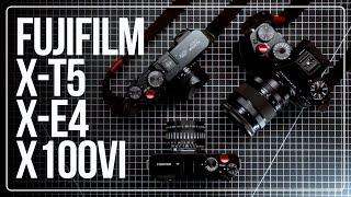 Fujifilm X100VI vs X-E4 vs X-T5: Side-by-Side Comparison (2025)