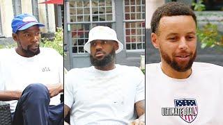 LeBron James, Stephen Curry, & Kevin Durant Share Their Thoughts On Each Other!