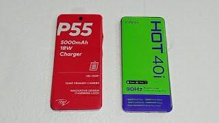 iTEL p55 vs infinix Hot 40i : speed test