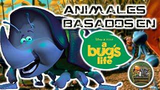 animales vida real :  En bichos o a bugs life