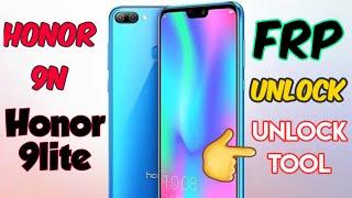 honor 9n,9lite Frp unlock with unlocktool | gsmduniya