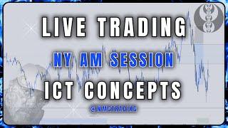 The ICT Silver bullet  LIVE Trading  -  ICT Concepts 