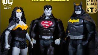 New McFarlane Toys Super powers 3 pack revealed Superman, Batman, Wonder Woman Sdcc exclusive