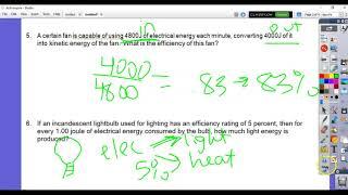 Energy Efficiency Practice Problems