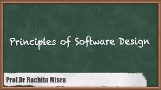 Principles of Software Design - Software Design - Software Engineering