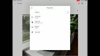 Google Docs for iPad: Change orientation to landscape (or portrait)