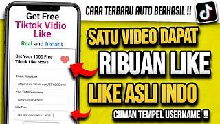 1 DETIK 1000 LIKE ‼️ - cara menambah like di tiktok gratis tanpa aplikasi