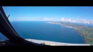 Approach and Landing at São Miguel Island, Azores