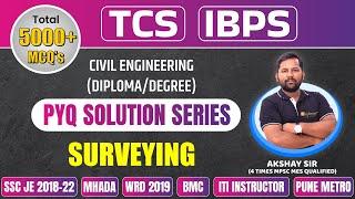 tcs ibps previous year question Civil | tcs ibps exam pattern civil engineering | Surveying