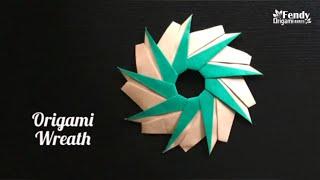 Origami Wreath/ Paper Mandala