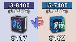 i3 8100 vs i5 7400  |  Which should you buy...???